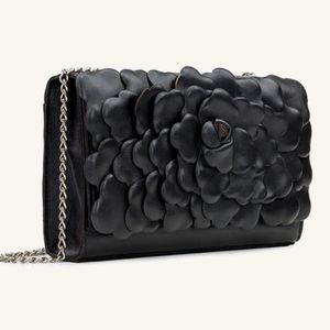 Patricia Nash Galina Flower crossbody black
